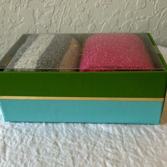 Kate Spade:  Gray & Pink Socks Set - Picture 9 of 16